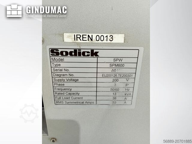 Draad EDM Machine Sodick SL600Q