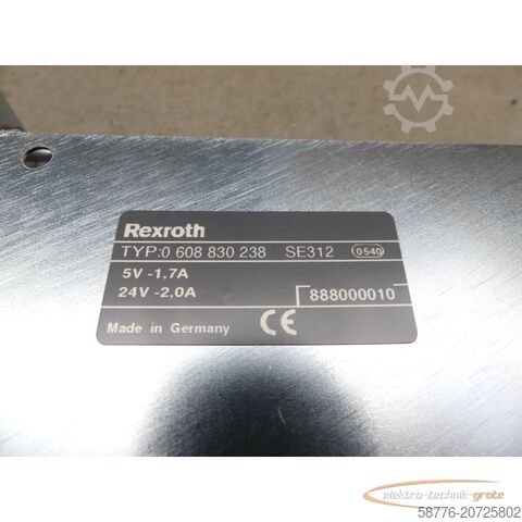 Component Rexroth SB305 Servo Controller Gehäuse SN:88800004 + div. Karten