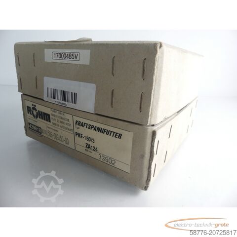 Röhm-component Röhm PKF-150/3 ZA124 3-Backenspannfutter SN: 586-009150-00 - ! -