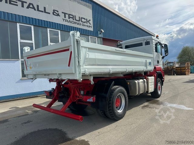 Τρίπλευρο ανατρεπόμενο φορτηγό MAN 18.510 TGS BB 4x4  Schneepflug t 40.000kg