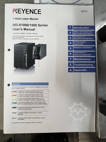 Laser etykietujący Keyence MD-X1500 C