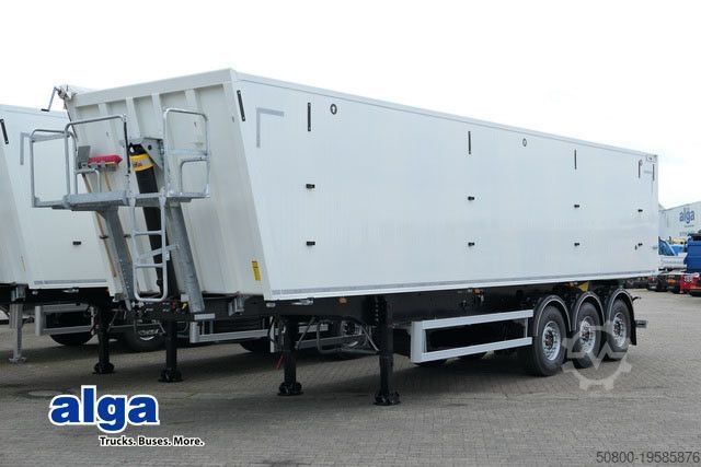 Kippers oplegger MEGA Alu, 56m³, Kombitüren, Getreide, SAF, Luft-Lift