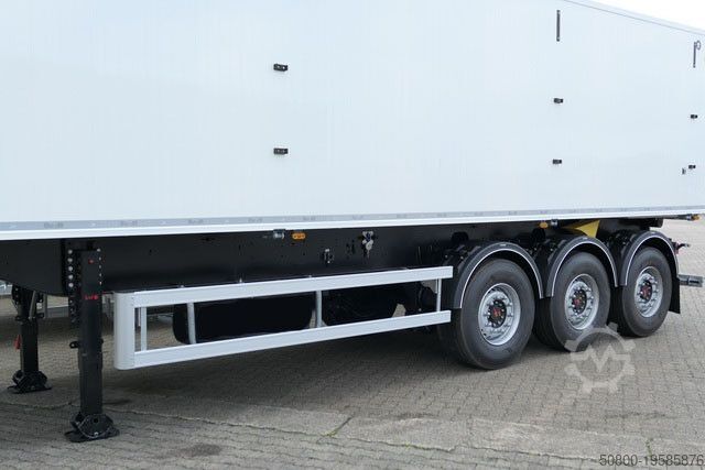 Kippers oplegger MEGA Alu, 56m³, Kombitüren, Getreide, SAF, Luft-Lift