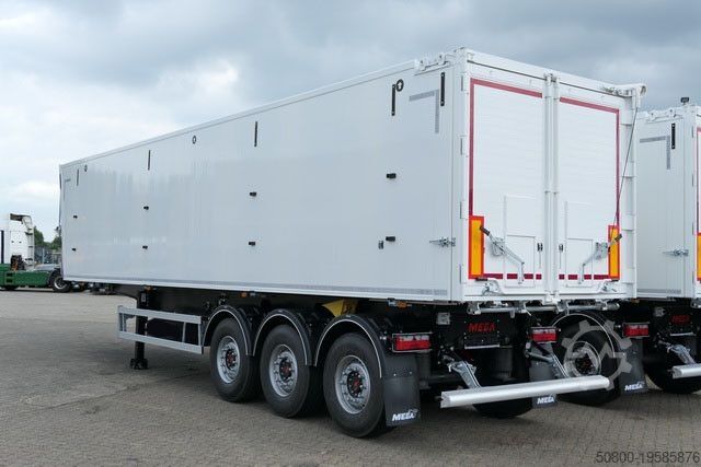 Kippers oplegger MEGA Alu, 56m³, Kombitüren, Getreide, SAF, Luft-Lift