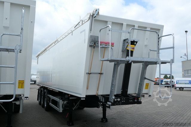 Kippers oplegger MEGA Alu, 56m³, Kombitüren, Getreide, SAF, Luft-Lift
