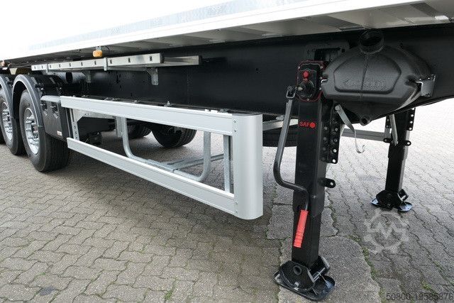 Kippers oplegger MEGA Alu, 56m³, Kombitüren, Getreide, SAF, Luft-Lift