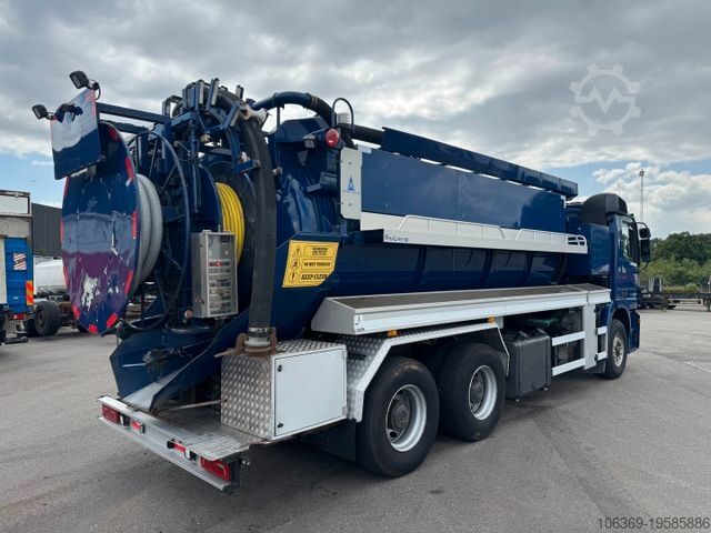 Vacuümtankwagen MERCEDES-BENZ Actros 2636 6x4 RHD Hvidtved Larsen Flexline 312