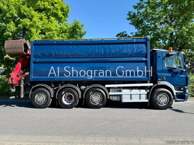 Kipper DAF CF 85.410 Kipper + Kran Epsilon Q150/Eu5EEV