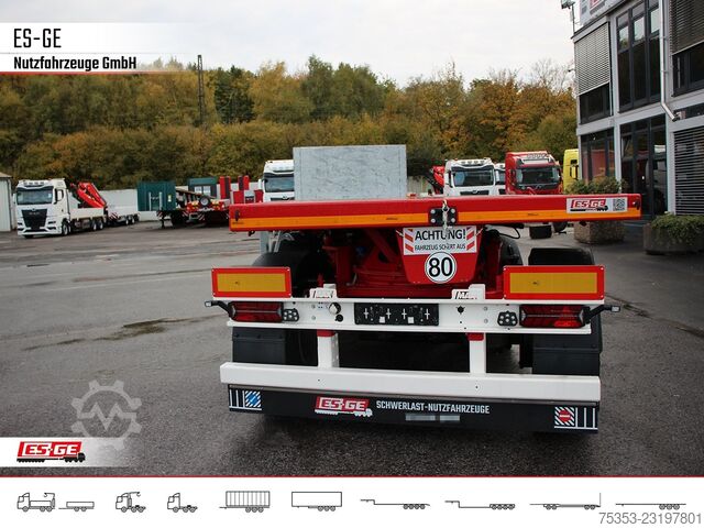 Werkplatform oplegger FAYMONVILLE MAX410 Ballastauflieger