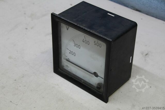 H&B Elima Spannungsmessgerät, Voltmeter 100-500V