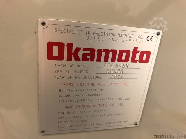 Mašina za mlevenje površina Okamoto ACC-64 DX