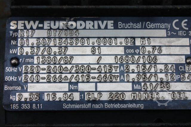 Zuurpomp Seibert & Rahier RK 412