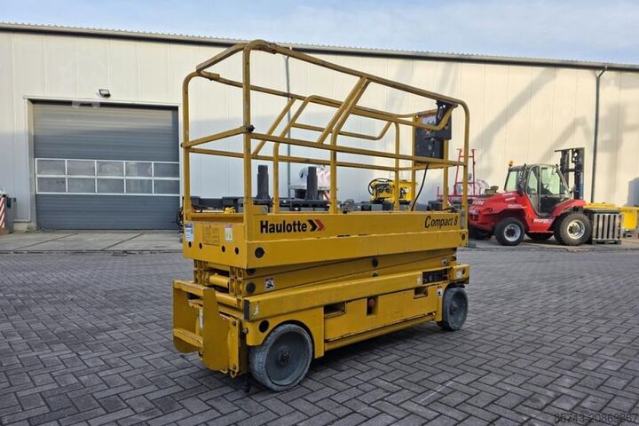 Scissor lift Haulotte Compact 8 As-Is, Electric, 8.2m Working Height, 35