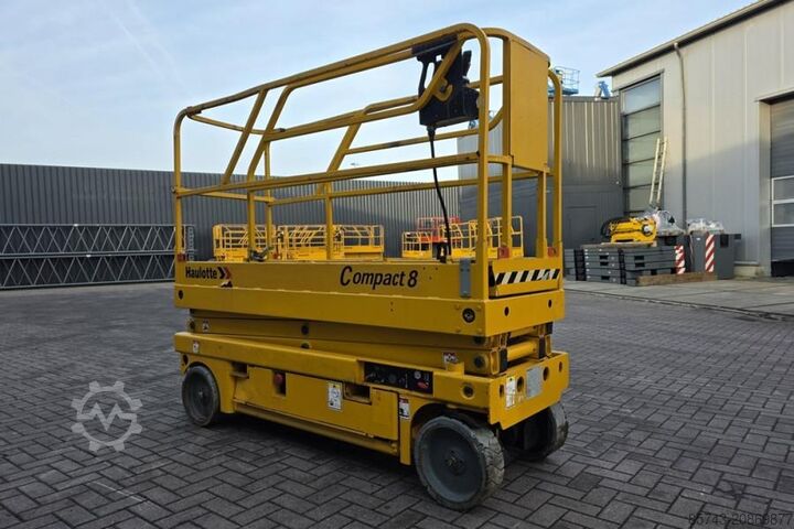 Scissor lift Haulotte Compact 8 Electric, 8.2m Working Height, 350kg Cap