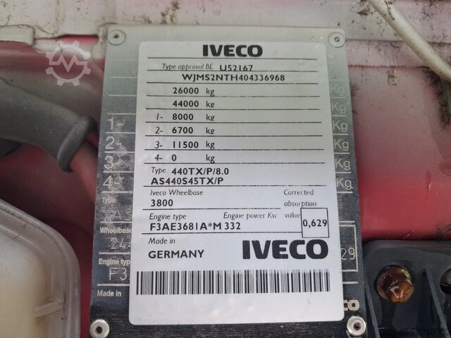 Βαρύ φορτίο Iveco Stralis 450 E5 * 6x2 * Manual Gearbox * 2 x Bed