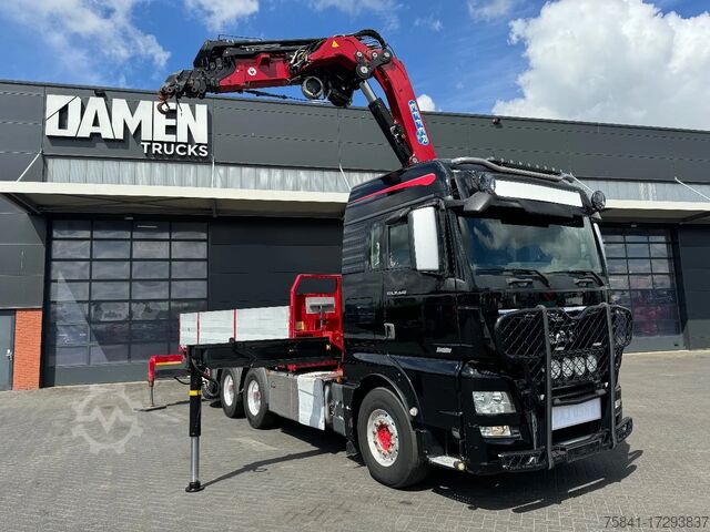 Vrachtwagen met kraan MAN TGX 35.640 8x4-4 BL EFFER 395/8S