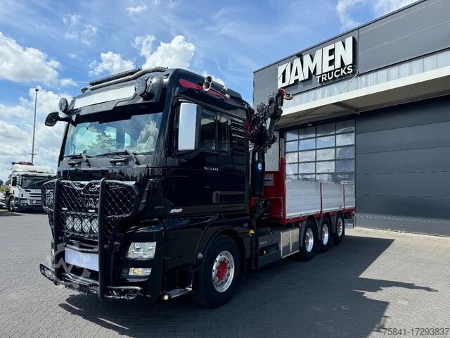 Vrachtwagen met kraan MAN TGX 35.640 8x4-4 BL EFFER 395/8S