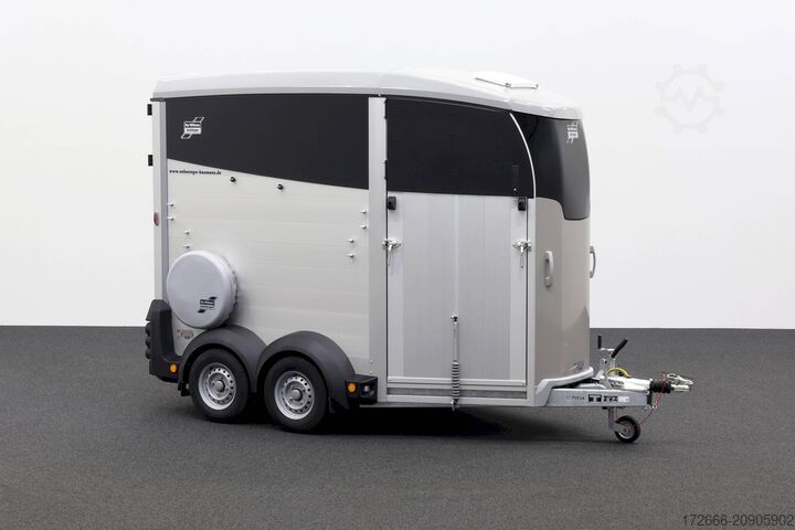 ρυμουλκούμενο μεταφοράς αλόγων Ifor Williams IFOR WILLIAMS HBX 506 | SILBER +FRONTAUSTIEG RECHTS +POLSTER +3.BREMSLEUCHTE