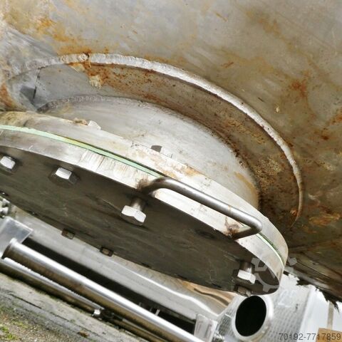 Depósito calefactable/refrigerable de 4500 litros de V4A  