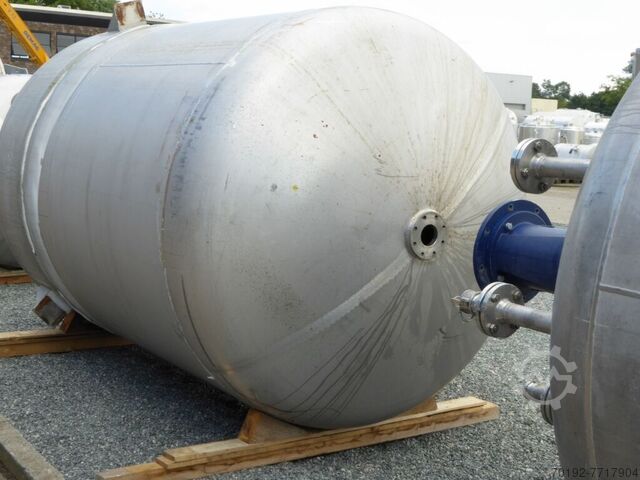 8000 Liter Rührwerksbehälter aus V2A mit 22 kW Ekato Balkenrührwerk  