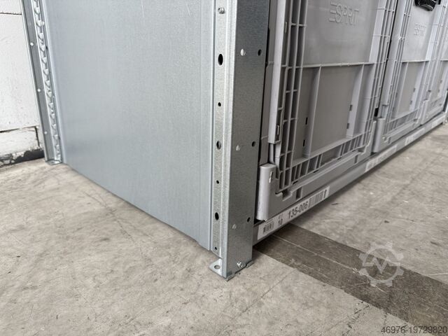 2.000 × 610 mm / 4 niveauer / 2,65 lbm. Dexion HI280 Kistenregal Kommissionierregal Regal