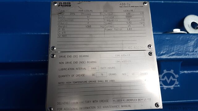 Elektromotor ABB HXR 450LH4