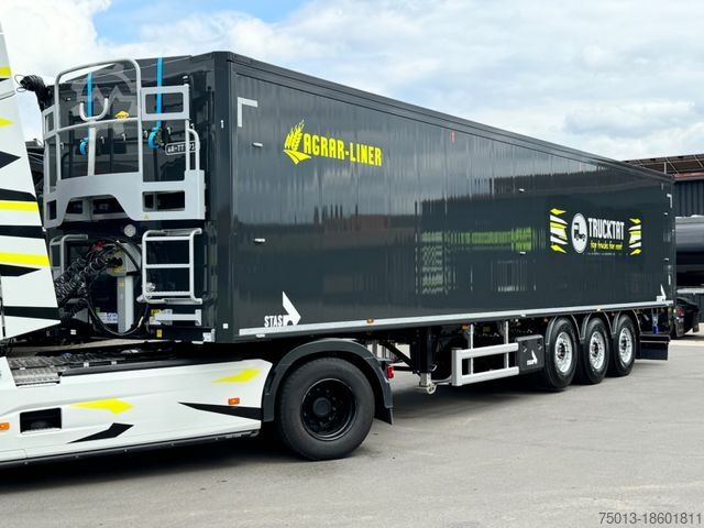 Semitrailer med walking floor STAS Agrar- Walkingfloor 70 cbm, Lenkachse, MIETEN?