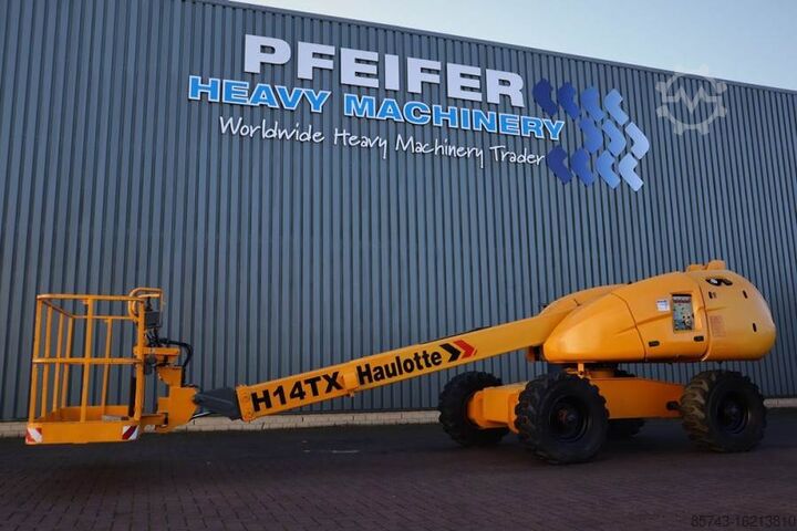 Telescopisch platform Haulotte H14TX Diesel, 4x4 Drive, 14m Working Height, 10.7m