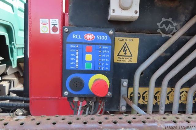 Afzetcontainer-aanhangwagen Krancontainer HMF 1063