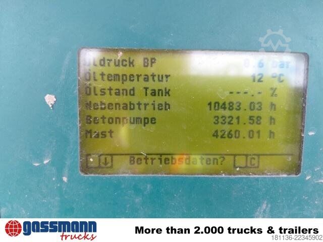 Mobiele betoncentrale Mercedes-Benz Actros 3236 B 8x4, Stetter-Schwing FBP20-100, 7m³