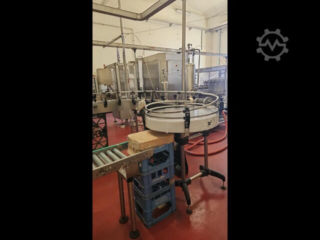 Gebrauchte komplette isobarische Abfülllinie für Glasflaschen (Wein) - 2000BPH Cobert 