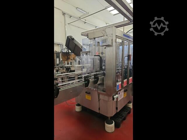 Gebrauchte komplette isobarische Abfülllinie für Glasflaschen (Wein) - 2000BPH Cobert 