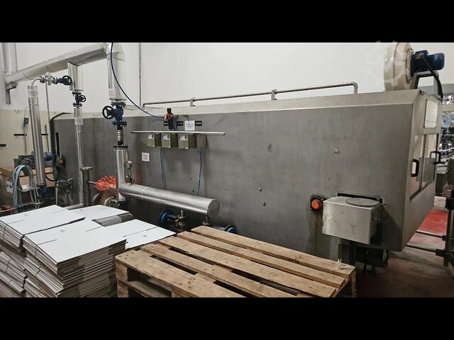 Gebrauchte komplette isobarische Abfülllinie für Glasflaschen (Wein) - 2000BPH Cobert 