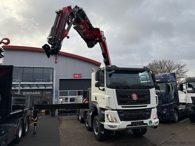 Vrachtauto met open laadbak TATRA 41.500 8x8 Phoenix Fassi F710 Kran