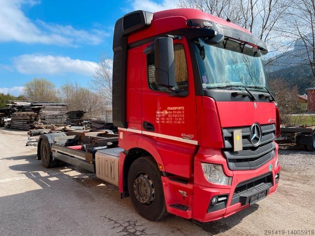 Wissellaadbak vrachtwagen MERCEDES-BENZ Actros 1840 4x2 Bdf Fahrgestell Euro 6 Bj 2013