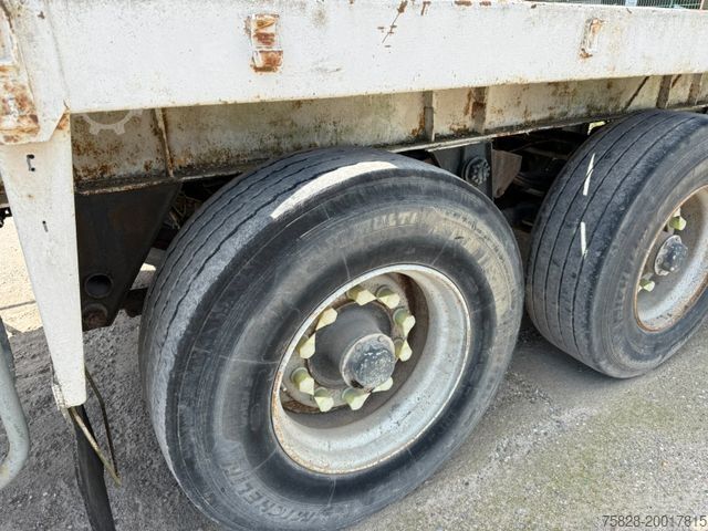 Auflieger mit offener Pritsche KAISER BLATT gefedert / STEEL suspension LAMES