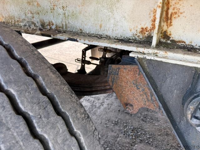 Auflieger mit offener Pritsche KAISER BLATT gefedert / STEEL suspension LAMES