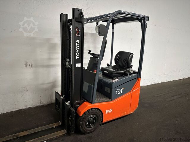 Elektrische vorkheftruck 3 wielen Toyota 7FBEST13 - nur 363 Stunden !!!