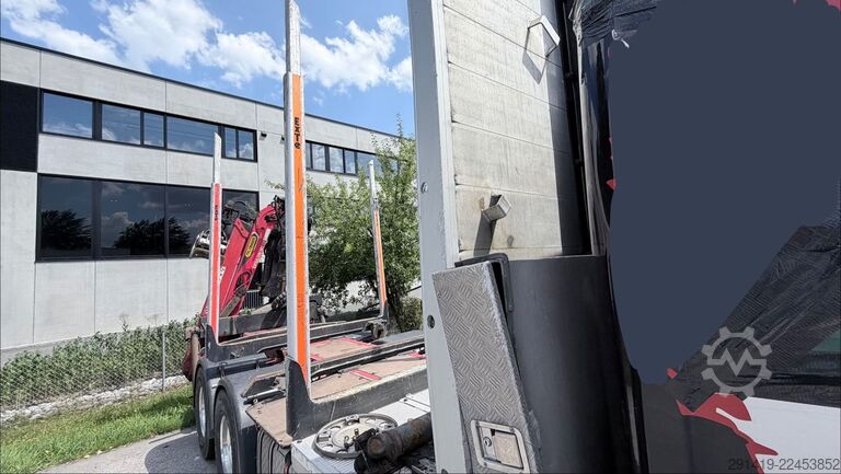 Autocarro forestale SCANIA R490 6x4 Holzlkw mit Epsilon Kran Bj 2017