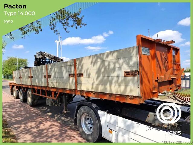 Laadplatform Pacton 3 AS ZONDER KRAAN / SANS GRUE