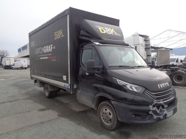 Flatbed truck with tarp IVECO DAILY 35C18 3.0 - 4100