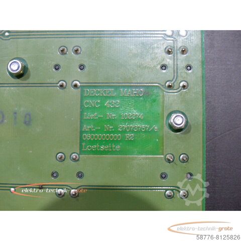 Deckel Maho-component Deckel Maho 27073757 / a Touch Panel für  CNC 432 Steuerung gebraucht