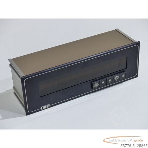 Component Ebelt ALPHA 140 Bedienfeld