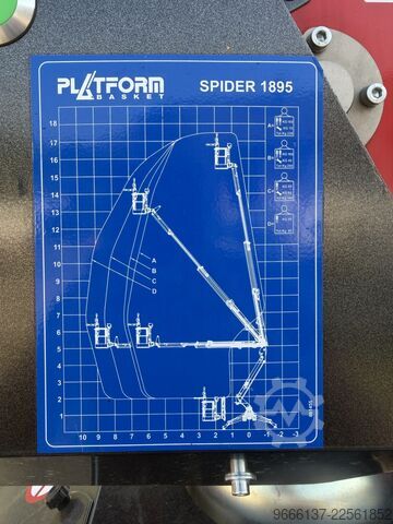 Lánctalpas munkaállvány Platform Basket Spuder 18.95