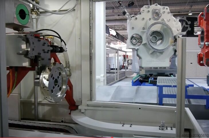 Horizontal-Bearbeitungszentrum Burkhardt + Weber MCX 1200 HVP