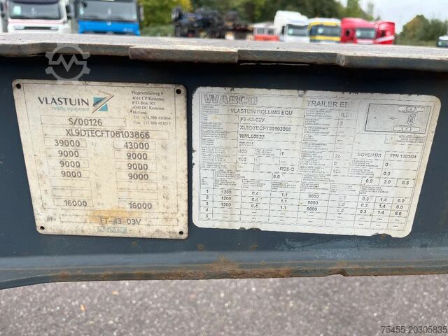 Containervervoer D-TEC FT-43-03V - BPW/DRUM - FIX AT 40FT - 65.130