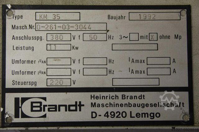 Buffing enhed Homag Brandt verstellbar