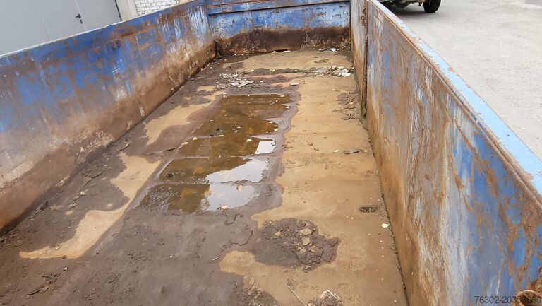 Plateau afzetcontainer met zijwanden