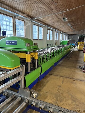 Linia do produkcji elementów dachowych SINTECH OY in TRIMO 