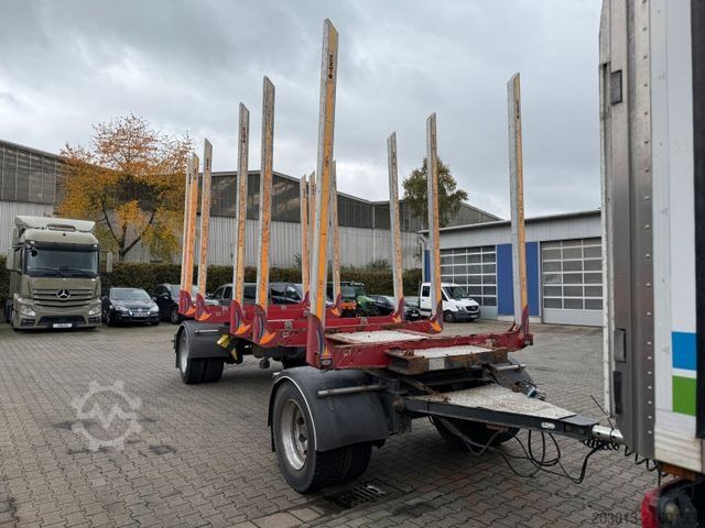 Log trailer KOTSCHENREUTHER TKG218 Holzanhänger 2 Achse Leergewicht 3.750 Kg